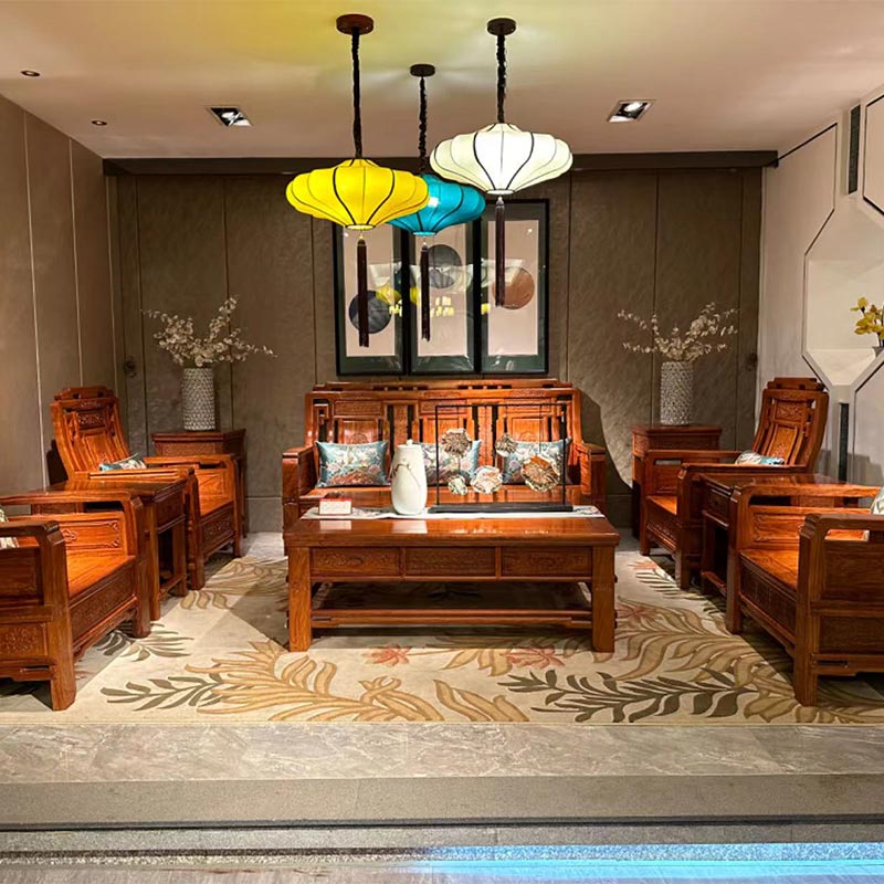 Miękka sofa w stylu chińskim