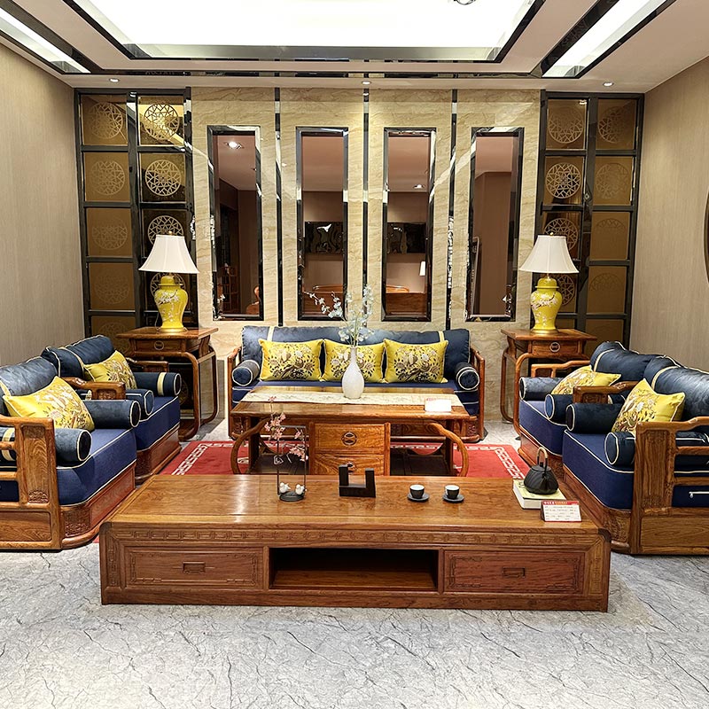 Nowa mahoniowa sofa w stylu chińskim